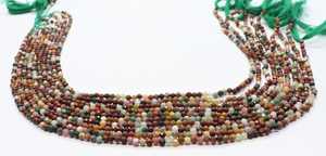 Cuentas de Jaspe Natural de Desierto AAA en Forma de Rondelle de 3 MM, Cuentas de Jaspe Facetadas de 13 Pulgadas, Forma de Rondelle de Jaspe de Lujo - Product Image 5