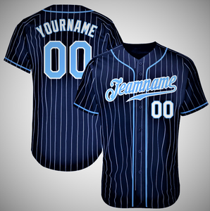Maillot de baseball personnalisé imprimé pour hommes adultes, à manches courtes boutonnées, avec nom d'équipe et numéro de joueur, anti-humidité, vêtements de sport américains - Product Image 3