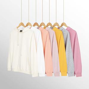 เสื้อฮู้ดดี้โอเวอร์ไซส์ผ้าฝ้ายผสมโพลีเอสเตอร์สำหรับผู้ชาย แบบสวมหัว ยูนิเซ็กส์ ไซส์พลัส  แบบเรียบง่าย เสื้อฮู้ดดี้และเสื้อสเวตเชิ้ตผู้ชาย - Product Image 3