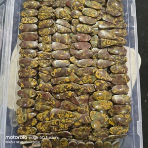 Wholesale Certified Natural Smooth Polished Jasper Gemstone Cabochons Mix Shape 20-45mm Loose for Jewelry Making From Rajasthan - Product Image 1