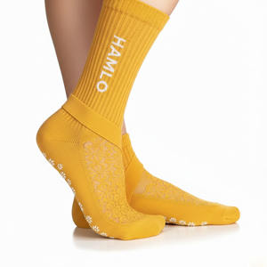 Pakistan Made <b>Men's</b> Sports Running <b>Socks</b> Non-Slip Grip and Self-Heating <b>Thermal</b> Design Custom Made for Football & Soccer Wear - Product Image 4