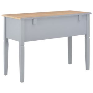 Escritorio de madera gris 43,1 "x 17,7" x 30,5 "para uso en computadora - Product Image 4