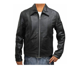 <b>High</b> Quality Sheep Skin Men Fashion <b>Leather</b> Jacket With Full Sleeves <b>Top</b> Quality Lightweight Fashion <b>Leather</b> Jacket For Men - Product Image 5