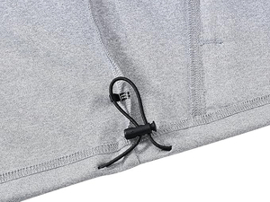 Conjunto Deportivo para Hombre, Color Gris, Cierre Completo, Poliéster, Estilo Deportivo, Cuello Alto, Pantalones de Manga Larga con Bolsillos Laterales, Corte Regular - Product Image 5