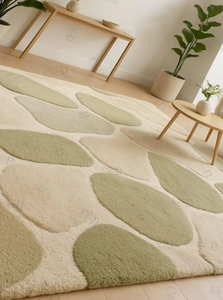 Tapis KNOT RUG fait main, tufté à la main, de haute qualité, motif irrégulier moderne, respectueux de l'environnement, pour salon, chambre d'enfants, hôtels, bureau - Product Image 2