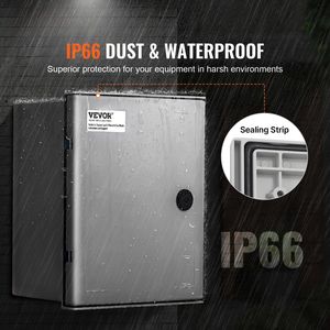 Scatola Elettrica in Fibra di Vetro NEMA 4X 12x10x6 IP66 Impermeabile e Resistente alla Polvere per Elettronica e Strumenti da Esterno - Product Image 4