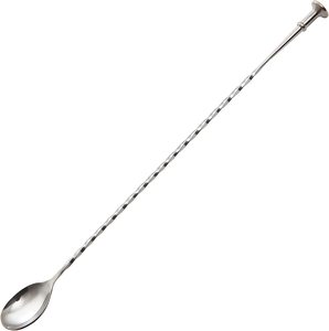 Huge Demand Sale Stainless Steel Mixing Spoon Disc Professional Cocktail Stirrer Mocktail Drinks Mixing Muddling Reusable - Product Image 1