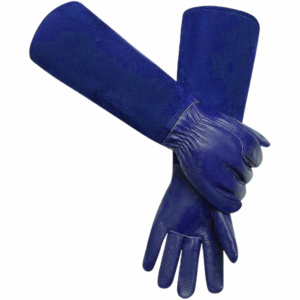 Gants de soudage TIG haute performance en cuir de chèvre et de vache pleine fleur, avec manchette de sécurité, antistatiques, résistants à l'abrasion et à la chaleur - Product Image 3