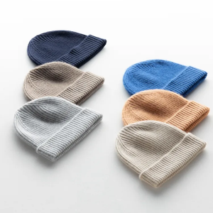 Unisex Acrylic Beanie Hat Solid Color Ribbed Knit <b>Winter</b> <b>Cap</b> Casual Style for Adults 56-58CM Head Circumference Jacquard <b>Cap</b> - Product Image 5