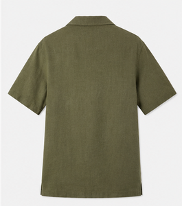 เสื้อเชิ้ตแขนสั้นผู้ชายแบบลำลอง ปกคอพับ เสื้อเชิ้ตฤดูร้อน - Product Image 6