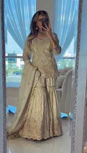 Robe ethnique moderne en tissu faux georgette lourd de la marque Ramdev Trading, pour mariage indien pakistanais, fête de Diwali, Lehenga Choli - Product Image 2