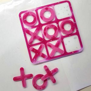 DIY <b>Silicone</b> <b>Mold</b> for <b>Resin</b> Tic Tac Toe <b>Resin</b> Noughts and Crosses Tabletop Board Game for Family Fun and Casual Strategy Play - Product Image 4
