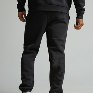 Pantalon de jogging uni de haute qualité, bas de survêtement personnalisé, bas de pantalon élastique pour homme, doublé en polaire - Product Image 5