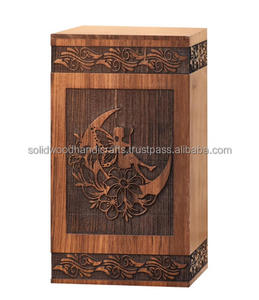 Urnas de cremación de madera para adultos Urnas de madera Urnas funerarias Tamaño personalizado Suministros funerarios - Product Image 1