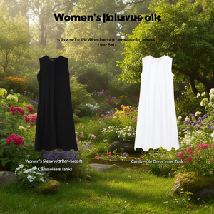 ชุดเดรสสายเดี่ยวแขนกุดสำหรับผู้หญิง - Product Image 3