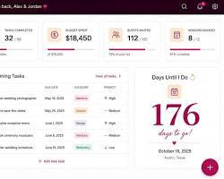 Plataforma de planificación de bodas para la reserva de proveedores, seguimiento del presupuesto, gestión de invitados, programación de eventos y coordinación de bodas sin interrupciones. - Product Image 3
