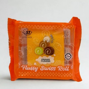 HALAL Mini Fluffy for Roll Slice 85g Pastel de chocolate fresco con sabores de café y queso Listo para comer Caja/bolsa de embalaje baja en grasa - Product Image 2