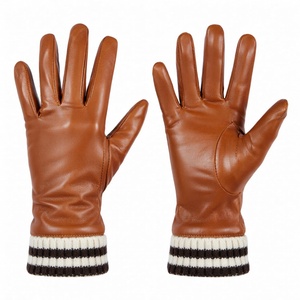 High Fashion Leather <b>Glove</b> Men Women Customizable Plain Style Winter Dress Touch Screen Feature Outdoor Casual Party Dress <b>Glove</b> - Product Image 5