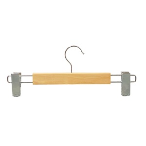 Durable <b>Wooden</b> <b>Hangers</b> with Stainless Steel Clips made in Vietnam for Apparel Display Wholesale Low MOQ - Product Image 5
