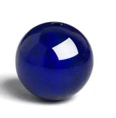 Perles rondes en lapis-lazuli de haute qualité naturelles de 4 mm pour la fabrication de bijoux, couleur bleue, marque Afghanistan Abbott, modèle LLAM002 - Product Image 5