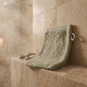 Glove Towel 16x21cm 100% Cotton Bath Washcloth Soft Terry OEKO-TEX Certified Thick Custom Logo Private Label Wholesale - Product Image 3