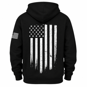 Sweat-shirt à capuche personnalisé pour homme, coupe classique, en coton tricoté, avec drapeau imprimé personnalisé, poche surdimensionnée, vêtement d'automne - Product Image 5