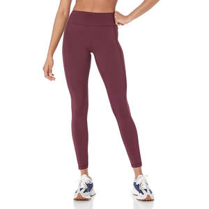 Marron Date Sans Couture Yoga Ensemble 2 Pièces Soutien-Gorge Legging Workout Suit leggings pour Femmes Formation Vêtements Activewear - Product Image 1