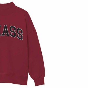 เสื้อสเวตเชิ้ตคอกลม UMASS ทรงปกติสำหรับผู้ชาย ผ้าถักแบบสวมใส่สบายๆ สำหรับฤดูใบไม้ร่วง สีดำ พิมพ์ลายตัวอักษรด้านหน้า โลโก้ ผ้าฝ้าย 100% แพ็ค 2 ชิ้น - Product Image 4