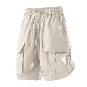 Nouveaux shorts décontractés respirants et polyvalents à séchage rapide pour hommes, shorts cargo de mode pour l'extérieur, shorts de sport d'été unis à multiples poches - Product Image 3