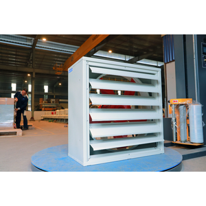 <b>Square</b> Axial Fan for Industrial Park & Factory SS400 Steel with Button Control <b>Speed</b> Factory ventilation fan 220-380V - Product Image 1
