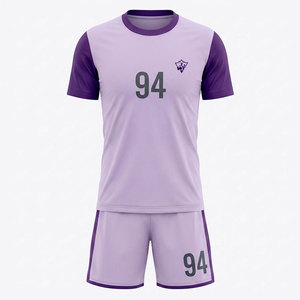Custom Soccer Uniform Set For Men Lightweight Football Jersey And Shorts With Fabric Modern Design And Comfortable <b>Athletic</b> Fit - Product Image 1