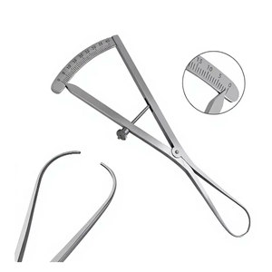 Calibrador de Crestas Dental Redondo de 6 Pulgadas, Instrumento de Mapeo de Crestas, Escala de Medición de 0-40mm, Calibrador de Hueso de Acero Inoxidable de Precisión para Implantes - Product Image 1