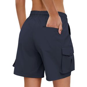 Streetwear Cargo Short For Women's Quick Dry Classic Summer Daily Casual Fashion Solid Color Breathable Easy Wear Women's Shorts - Product Image 2