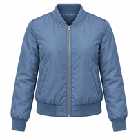 Nouvelle conception de vestes bomber de sport courtes, vestes bomber personnalisées OEM, veste bomber pour femmes de haute qualité, imperméable