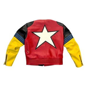 Veste de moto en cuir de vache véritable Vanson, style streetwear, coupe-vent, chauffante - Product Image 2