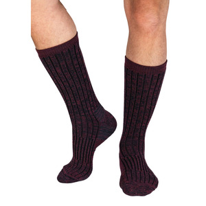 <b>Wool</b>/Nylon Breathable Eco-Friendly Crew <b>Socks</b> Anti-Slip Unisex Customizable Logo Position Cuff for Workouts & Daily Use - Product Image 3