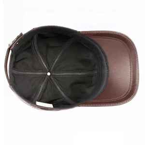 Casquettes de sport en cuir OEM, nouvelle collection, design personnalisé, casquettes décontractées, qualité supérieure, pour hommes - Product Image 5