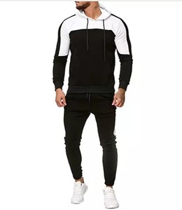 Ensemble de survêtement pour homme avec sweat à capuche et pantalon de jogging, coupe décontractée, tissu doux, tenue décontractée pour l'entraînement, vêtements streetwear modernes - Product Image 2