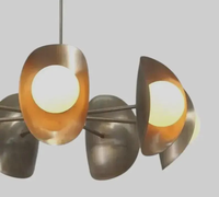 Lustre Rétro pour Restaurant, Suspension Créative Designer « Haricot Magique » pour Salon, Chambre et Bureau