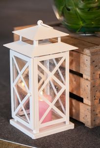 Lanternes en forme de cabane de haute qualité, décoratives pour Noël, écologiques, pour l'intérieur et l'extérieur, pour la maison et le jardin, porte-bougies - Product Image 2