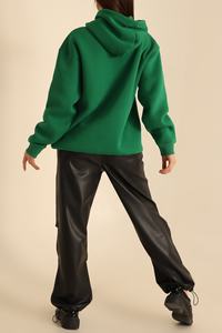 Ventas al por mayor Cotton Street Wear Blank Plain Men's Hoodie Baggy Soft Cotton Hoodies Ready to Ship Plain Women's Hoodie - Product Image 2