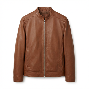 Chaquetas de cuero para exteriores recién llegadas, chaqueta personalizada para hombre, material cómodo que ofrece un aspecto lujoso para el uso diario. - Product Image 1