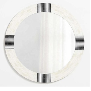 Handcraft Bone Inlay <b>Round</b> Pattern <b>Mirror</b> Frame Furniture for Living Room Unique Decorative Home and Office <b>Mirror</b> Frame - Product Image 1