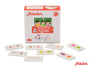 Mibitoi Dominós de Matemáticas con Números de Plástico PP, Bloques de Construcción Educativos para la Primera Infancia, Juguetes para Niños de 8 a 13 Años, Unisex - Product Image 1