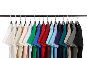 Vente directe de T-shirts décontractés pour hommes 240gsm T-shirts en coton à longues fibres pour femmes de haute qualité Impression personnalisée - Product Image 3