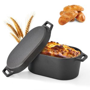 หม้อเหล็กหล่ออเนกประสงค์พร้อมฝาปิดสำหรับตุ๋นและย่าง - Product Image 1