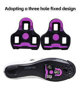 Cleats para Bicicleta de Carretera Compatibles con Look <span class=keywords><strong>KEO</strong></span>, 4.5 Grados de Flotación, Juego de Cleats para Pedales de Ciclismo GINEYEA LT25, Plástico de Ingeniería Duradero - Product Image 3