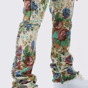 กางเกงผ้าแคนวาสทรงบานลำลองคุณภาพสูง สกรีนโลโก้ OEM ได้ตามสั่ง ผลิตจากผ้าฝ้าย 100% น้ำหนักเบา ใส่ได้ทั้งชายและหญิง เป็นมิตรต่อสิ่งแวดล้อม ระบายอากาศได้ดี - Product Image 3