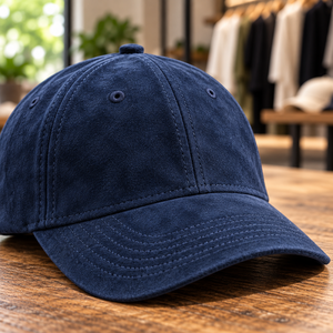 Casquette de baseball en velours brodée sur mesure, style sportif, visière rigide, décontractée pour l'extérieur, ajustable, pour hommes et femmes, fournisseur en gros - Product Image 2