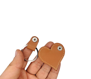 Genuine Leather Keychain Premium Durable <b>Key</b> Ring Accessory for Car <b>Keys</b> Bags and Everyday Carry Use - Product Image 2